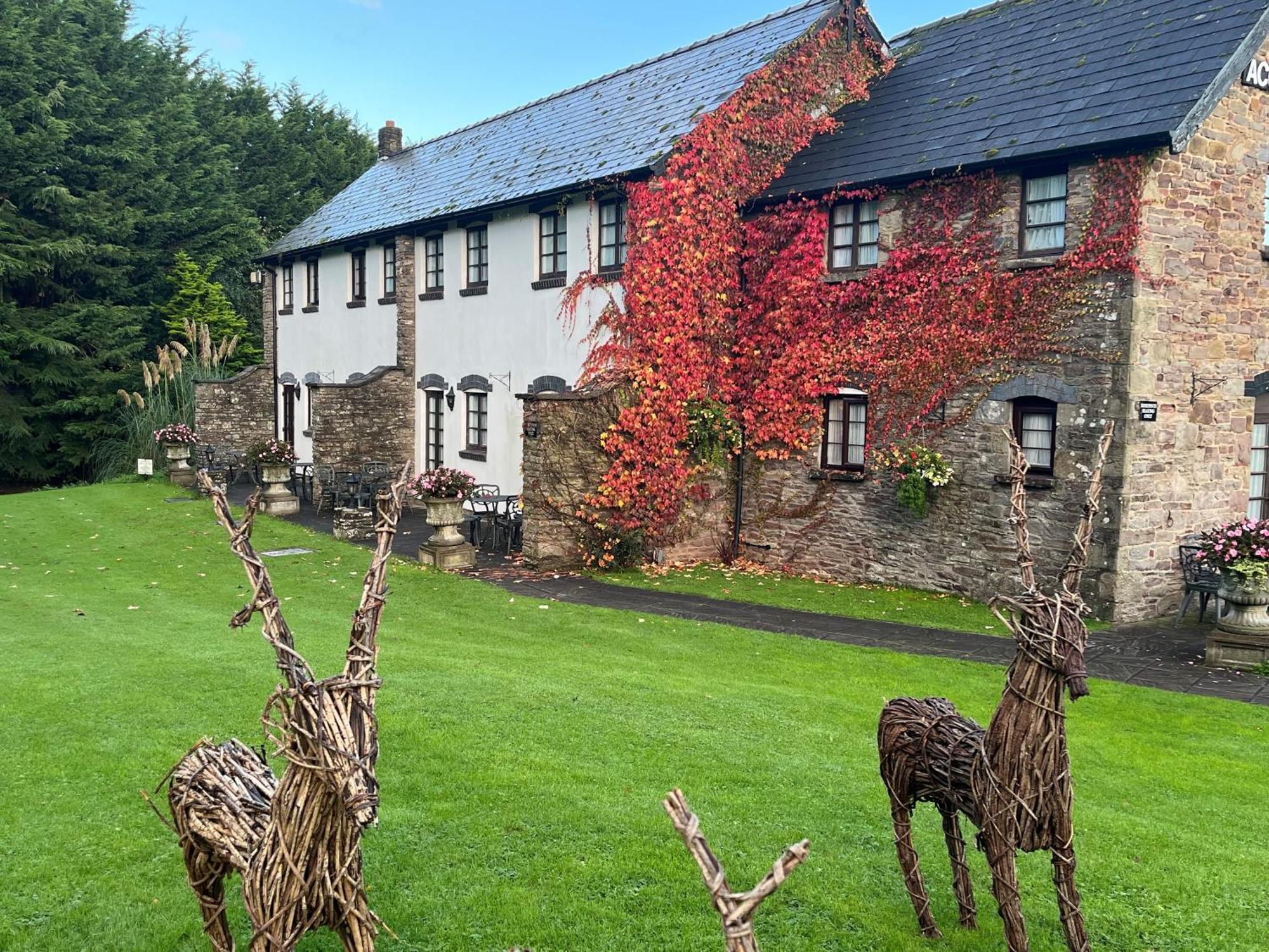 The Greyhound Inn And Hotel Usk Exterior foto